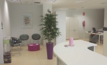 Detalle del interior de las oficinas de Afades.